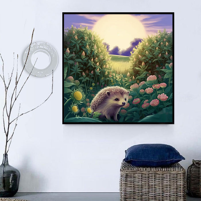 Hedgehog Paint By Numbers Kits UK MJ9676