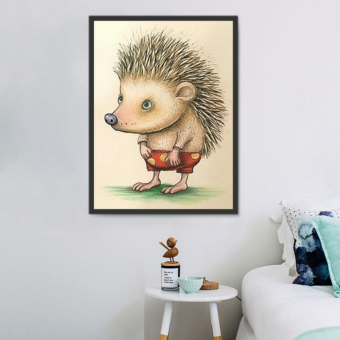 Hedgehog Paint By Numbers Kits UK MJ9683