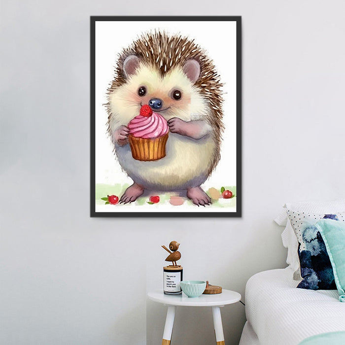 Hedgehog Paint By Numbers Kits UK MJ9693