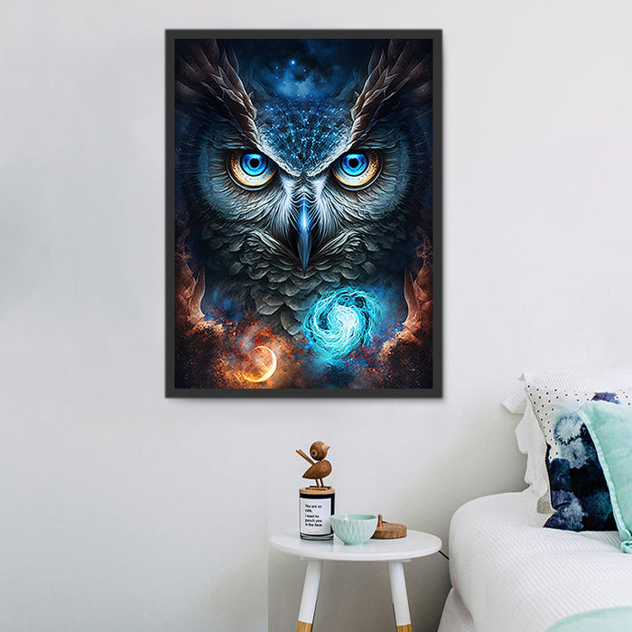 Owl Paint By Numbers Kits UK MJ9782