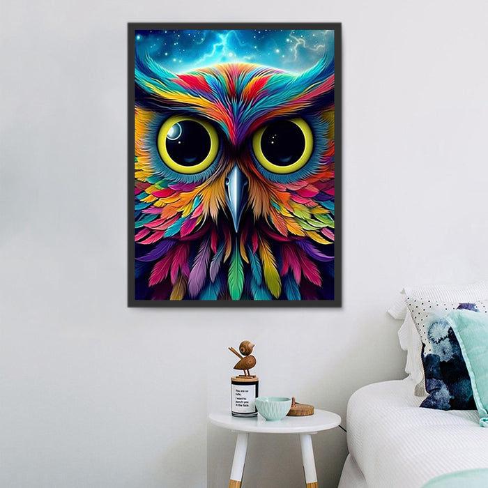 Owl Paint By Numbers Kits UK MJ9783