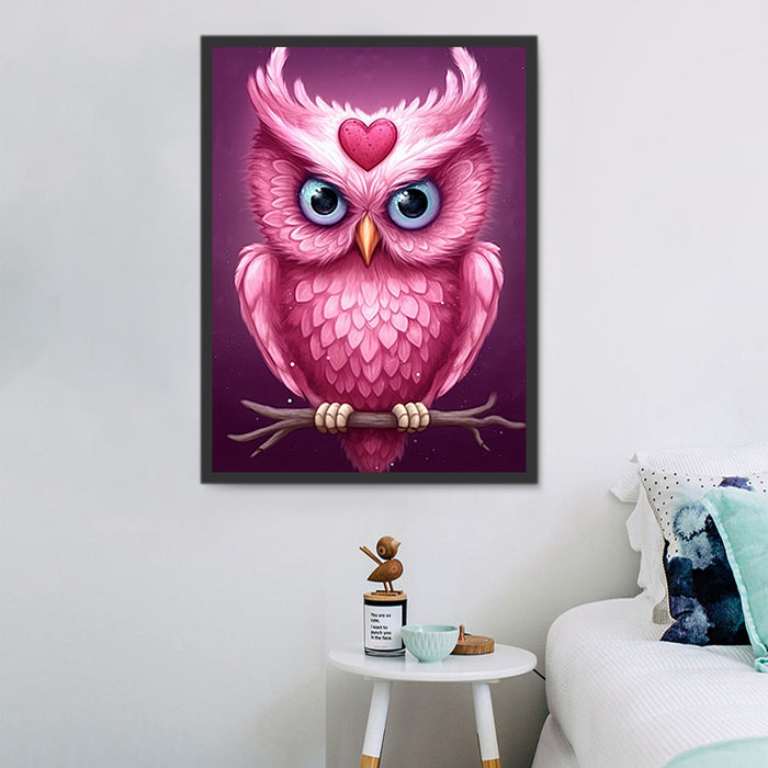 Owl Paint By Numbers Kits UK MJ9791