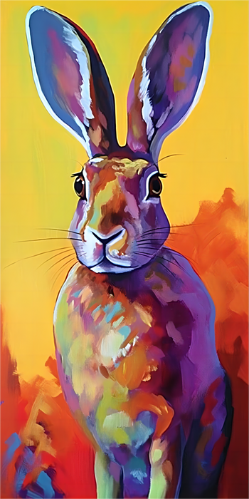 Rabbit Diy Paint By Numbers Kits UK For Adult Kids MJ9820