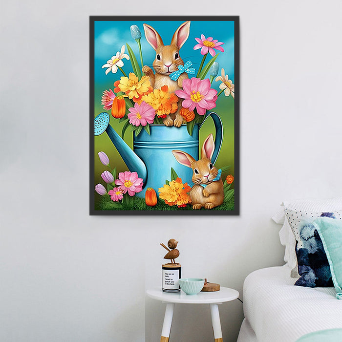 Rabbit Paint By Numbers Kits UK MJ9852 — Artnumbers.co.uk