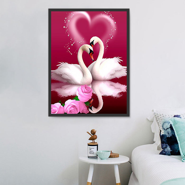 Swan Paint By Numbers Kits UK MJ9880