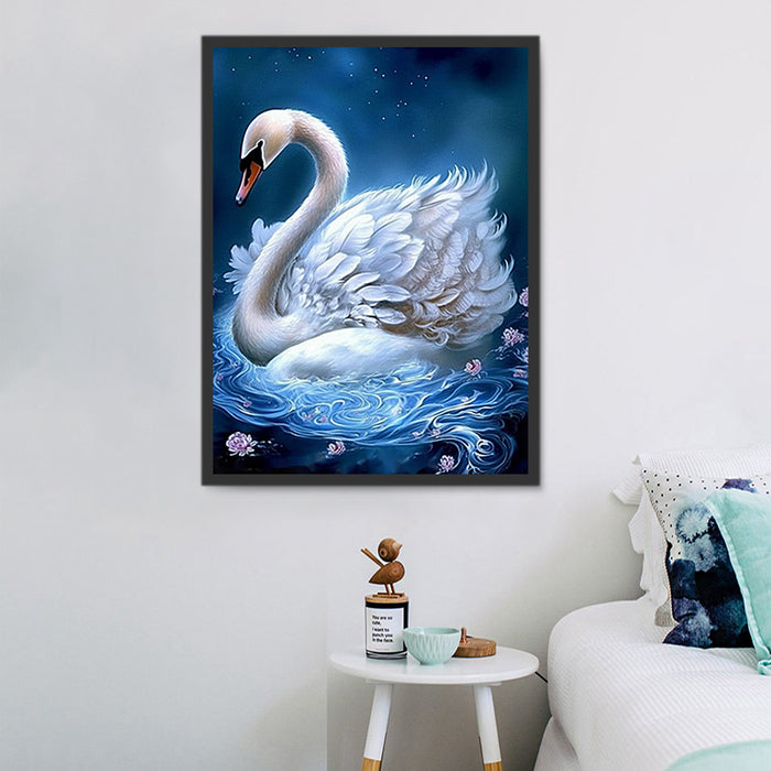 Swan Paint By Numbers Kits UK MJ9882