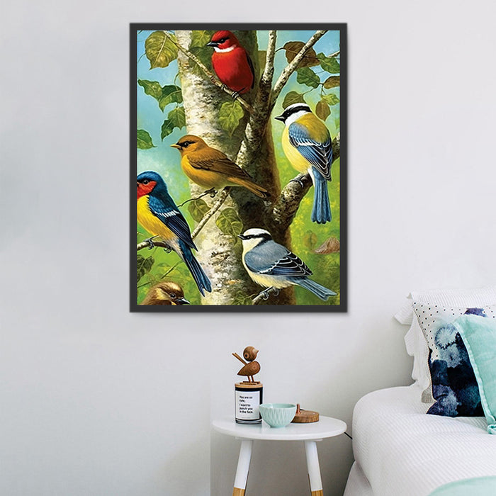 Bird Paint By Numbers Kits UK MJ9924