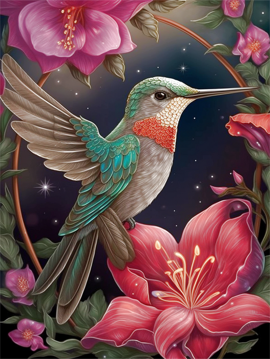 Bird Paint By Numbers Kits UK MJ9941