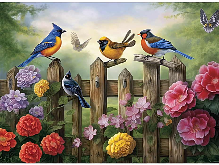 Bird Paint By Numbers Kits UK MJ9984
