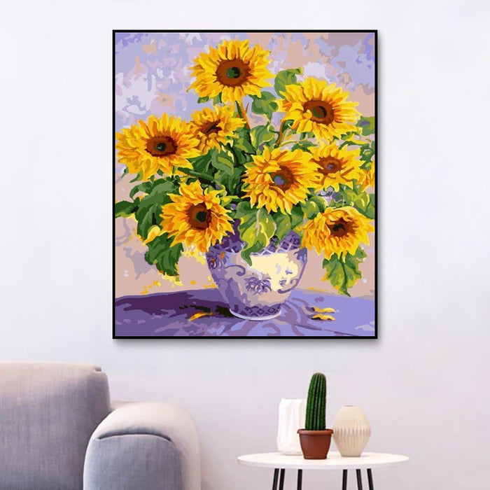 Sunflower Paint By Numbers Kits Uk NP1675