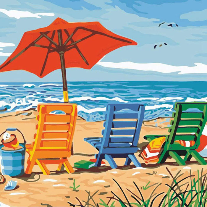 Beach Paint By Numbers Kits Uk VM92015