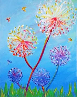 Dandelion Diy Paint By Numbers Kits UK For Adult Kids PGY1207