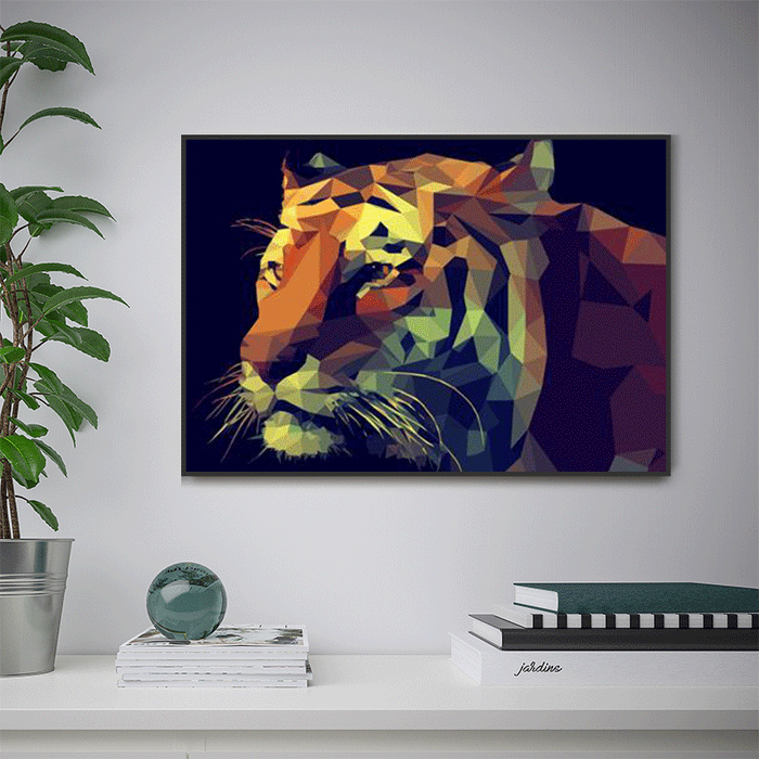 Tiger Diy Paint By Numbers PH9590