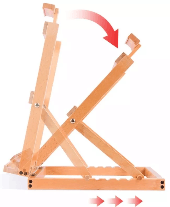 Wooden Easel Adjustable Sketch Painting Stand UK AT1043