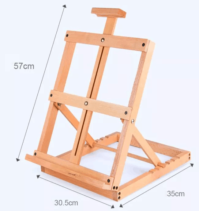 Wooden Easel Adjustable Sketch Painting Stand UK AT1043