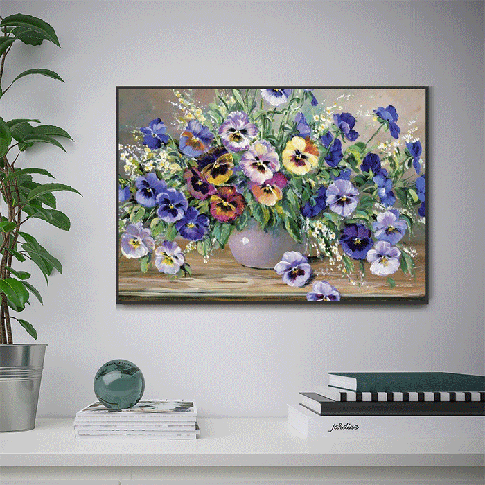Flower Diy Paint By Numbers RA3374