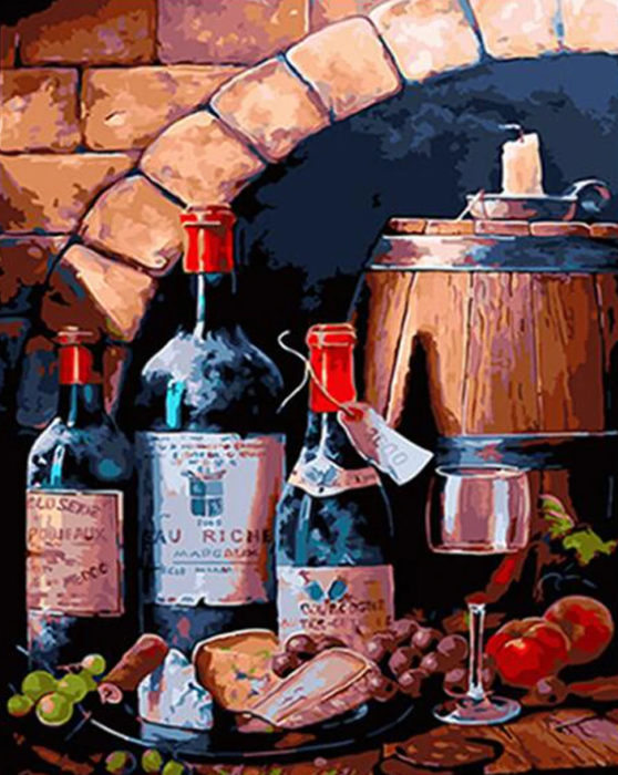 Wine Diy Paint By Numbers Kits VM95206