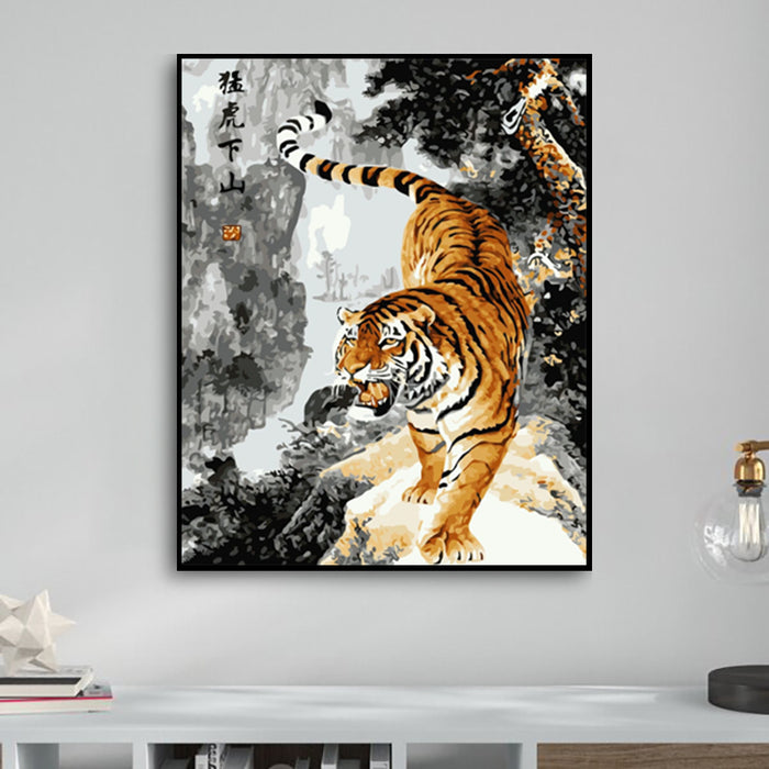 Tiger Diy Paint By Numbers Kits Uk WM279