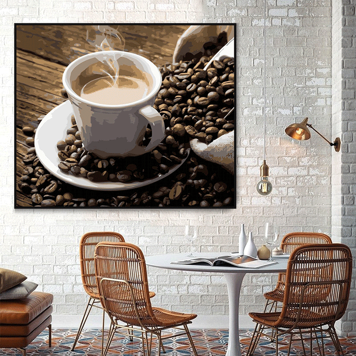 Coffee Paint By Numbers Kits WM1679